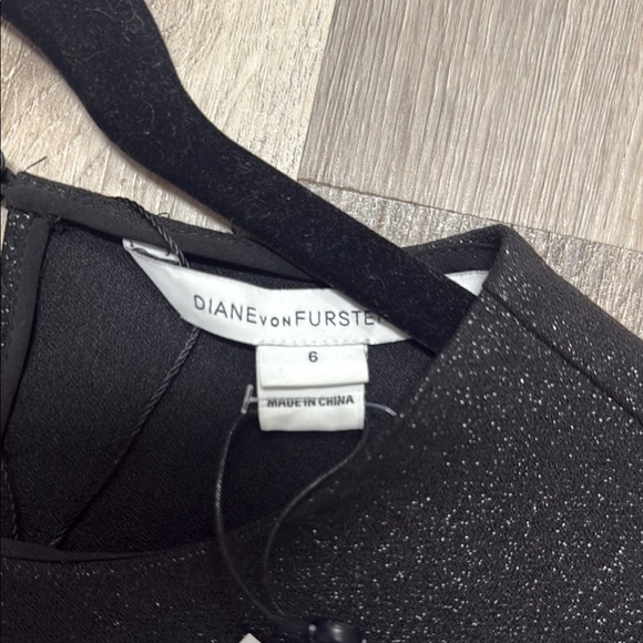 ❄️Diane Von Furstenberg Black shimmer dress - Picture 4 of 6